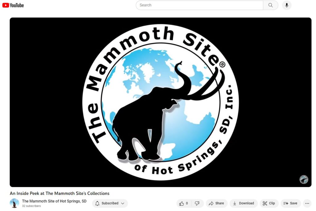 The Mammoth Site of Hot Springs, SD, Inc.