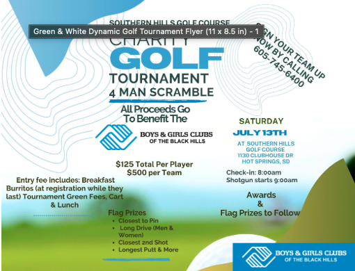 Golf Tournament Boys & Girls Club